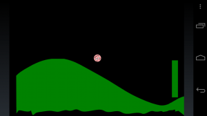A ball jumping on a polygonal physical representation